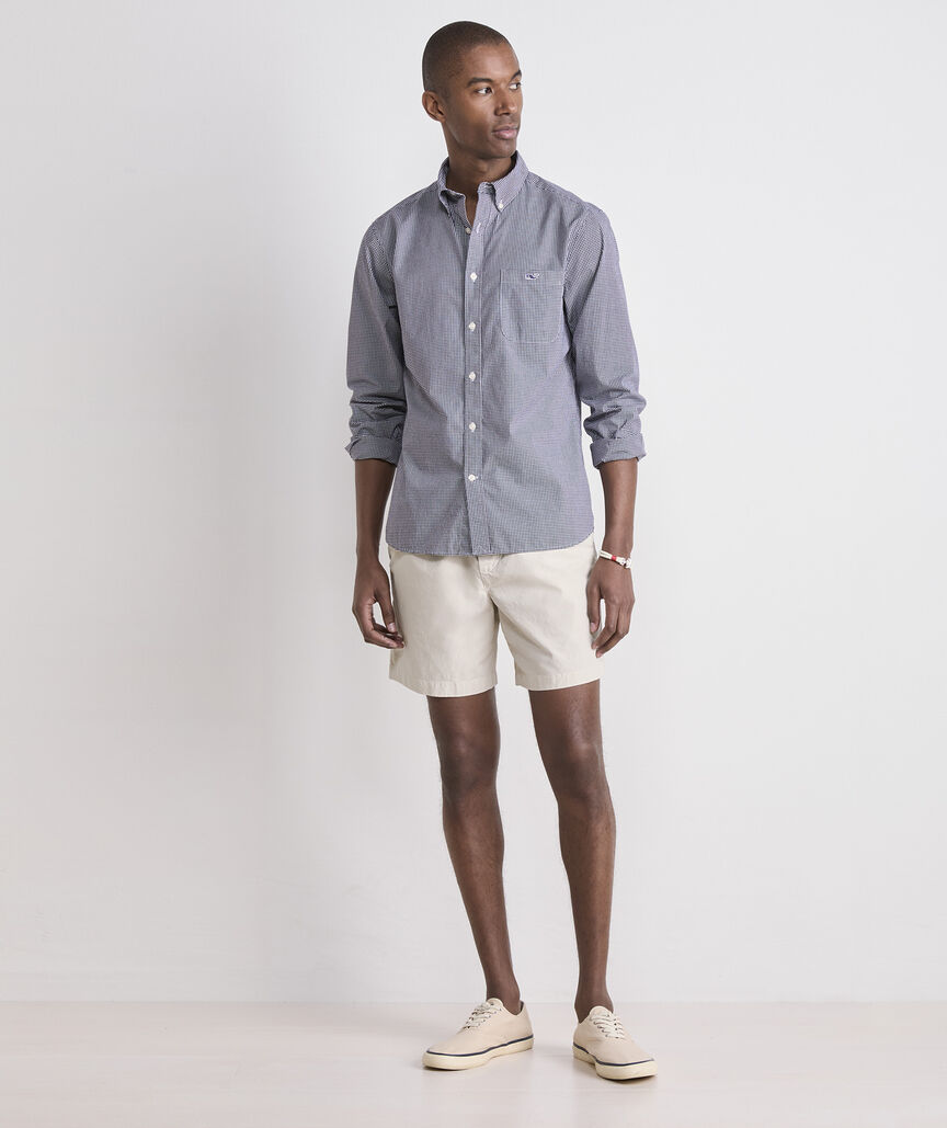 Vineyard Vines Anegada Gingham Perfect Wash Poplin Shirt