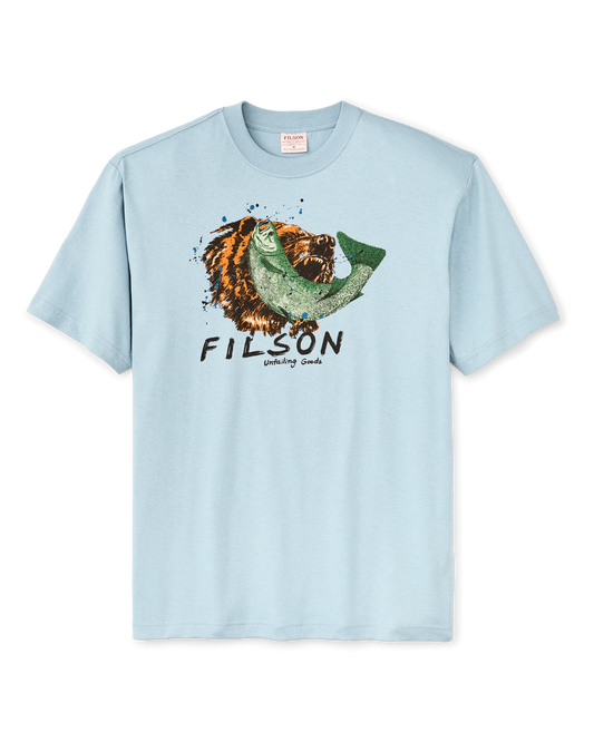 Filson SS Frontier Graphic T-Shirt Dust Blue/Dinner