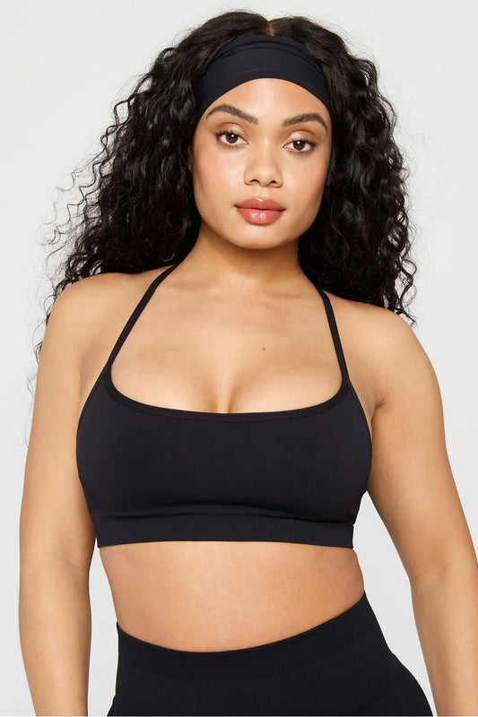 Fabletics Sleek Seamless Strappy Low Impact Bra