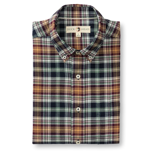 Duck Head Cotton Flannel Sport Shirt