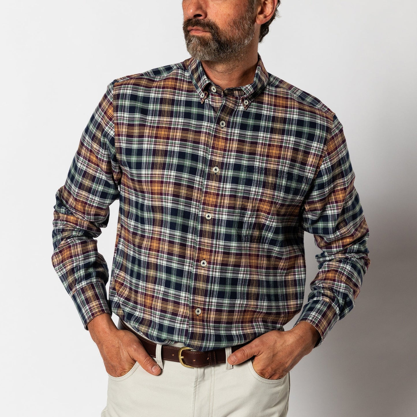 Duck Head Cotton Flannel Sport Shirt