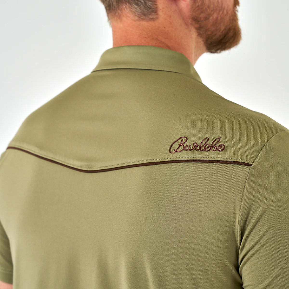 Burlebo Performance Pearl Snap Polo