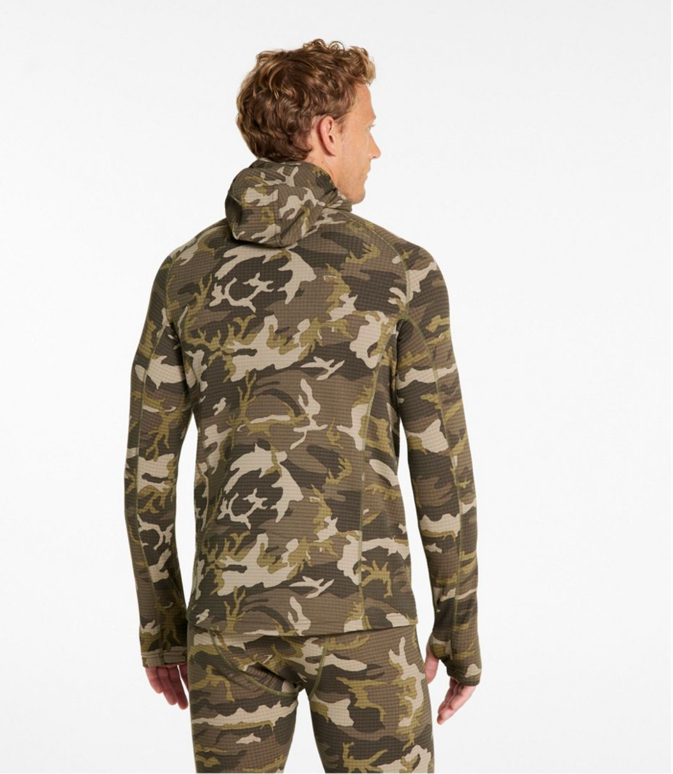 LL Bean Synthetic Base Layer LS Hoodie Heavyweight