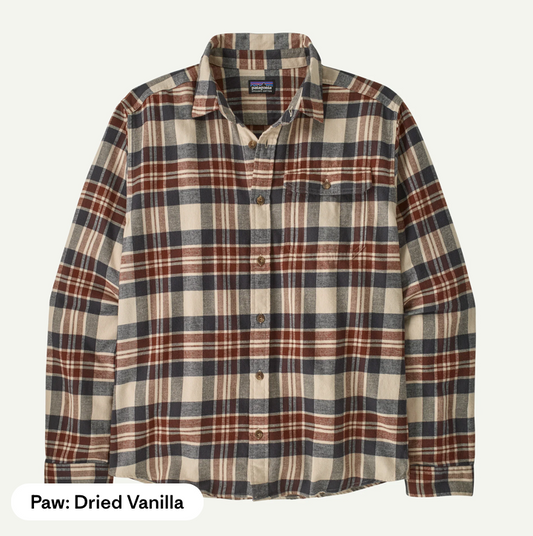 Patagonia Men's Long-Sleeved Lightweight Fjord Flannel Shirt