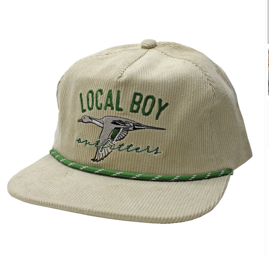 Local Boy Lucky Duck Corduroy Hat