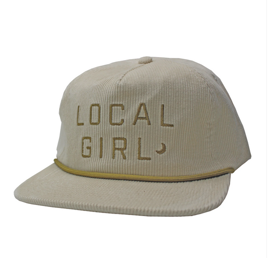 Local Girl Crescent Corduroy Hat