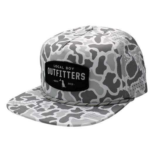 Local Boy Perforated Flat Brim Hat