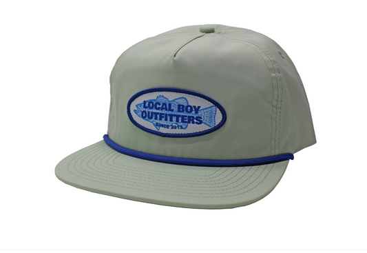 Local Boy Gone Fishin' Patch Low Profile Rope Hat