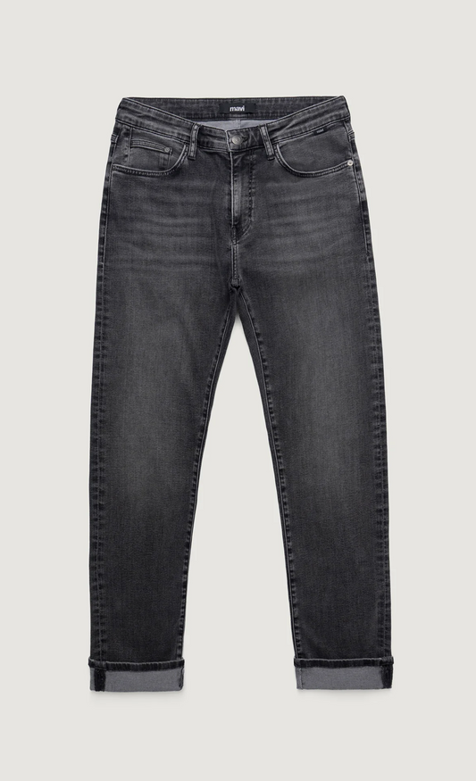 Mavi Marcus Slim Straight Mid Smoke Supermove