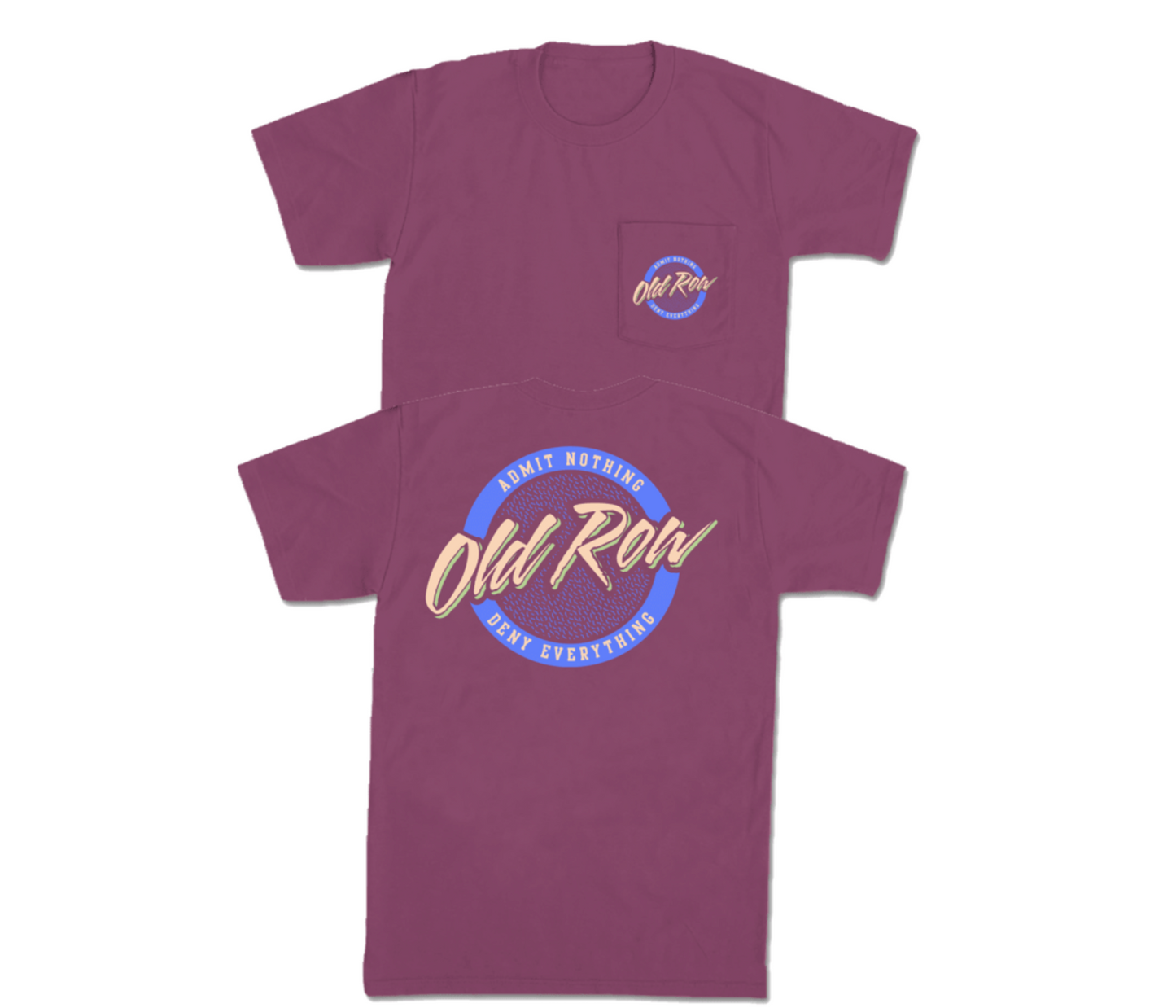 Old Row Circle Pocket Tee