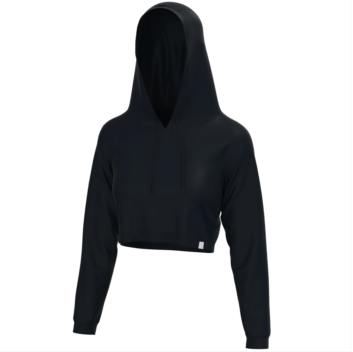 Local Girl Velvet Fleece Cropped Hoodie