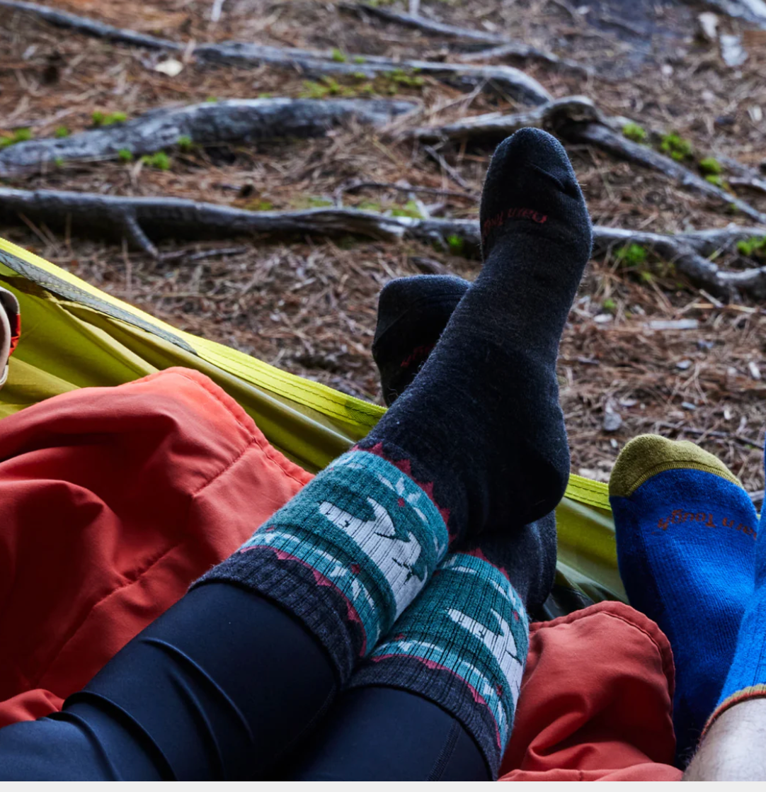 Darn Tough Women's Vanna Grizzle Boot Midweight Hiking Socks