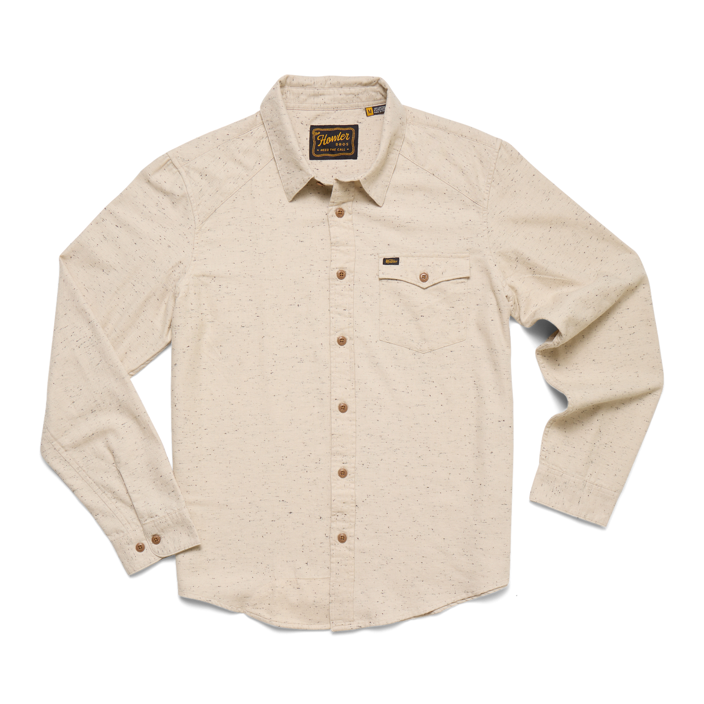 Howler Bros LA GRANGE LIGHTWEIGHT FLANNEL SPECKLED SAND