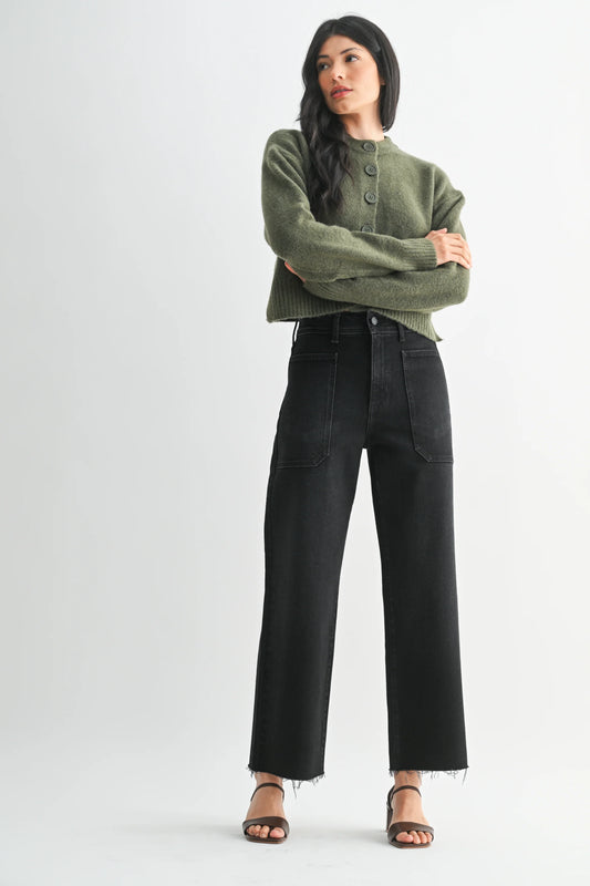 Just Black Denim The Nautical Wide Leg