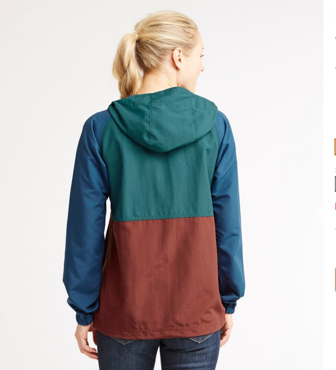 LL Bean Women's Mountain Classic Anorak, Multi-Color