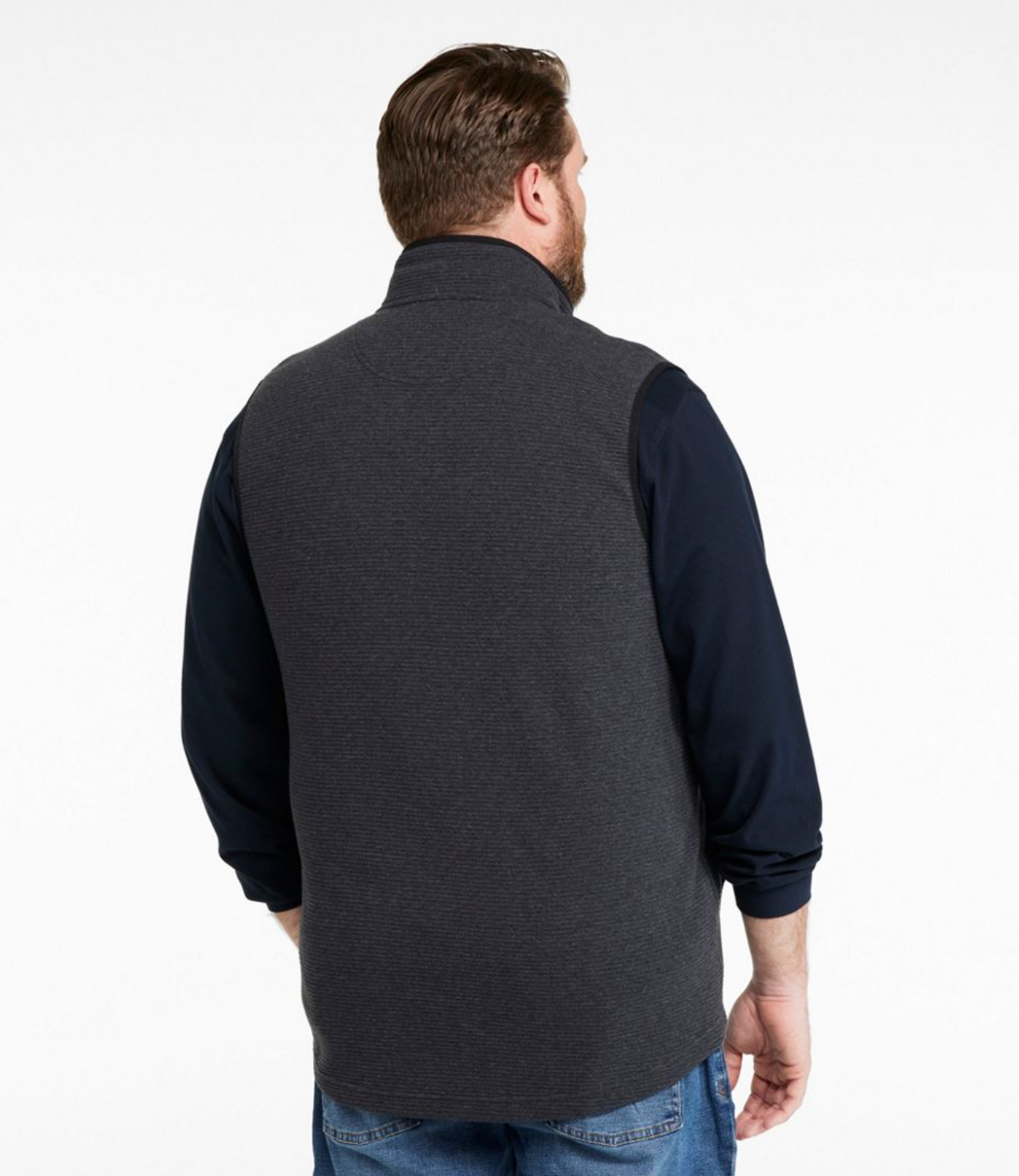 LL Bean Men's Lakewashed Double-Knit Vest