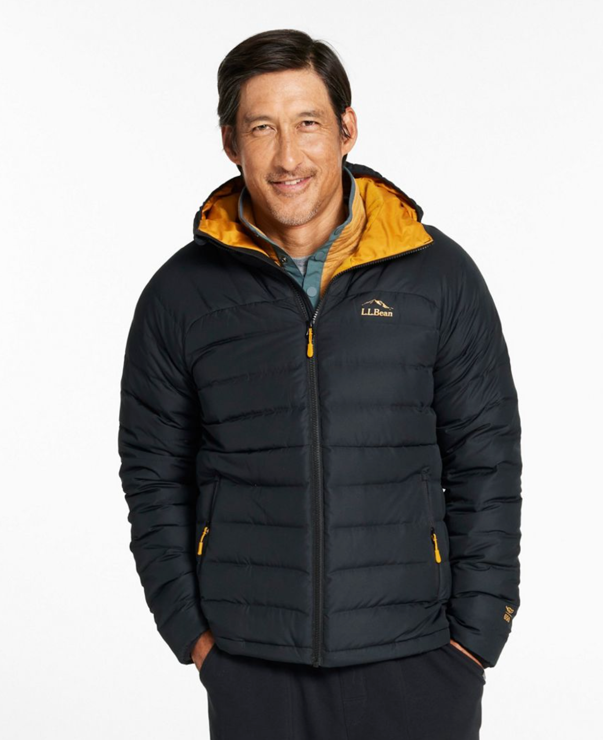 LL Bean Men's Bean's Down Hooded Jacket