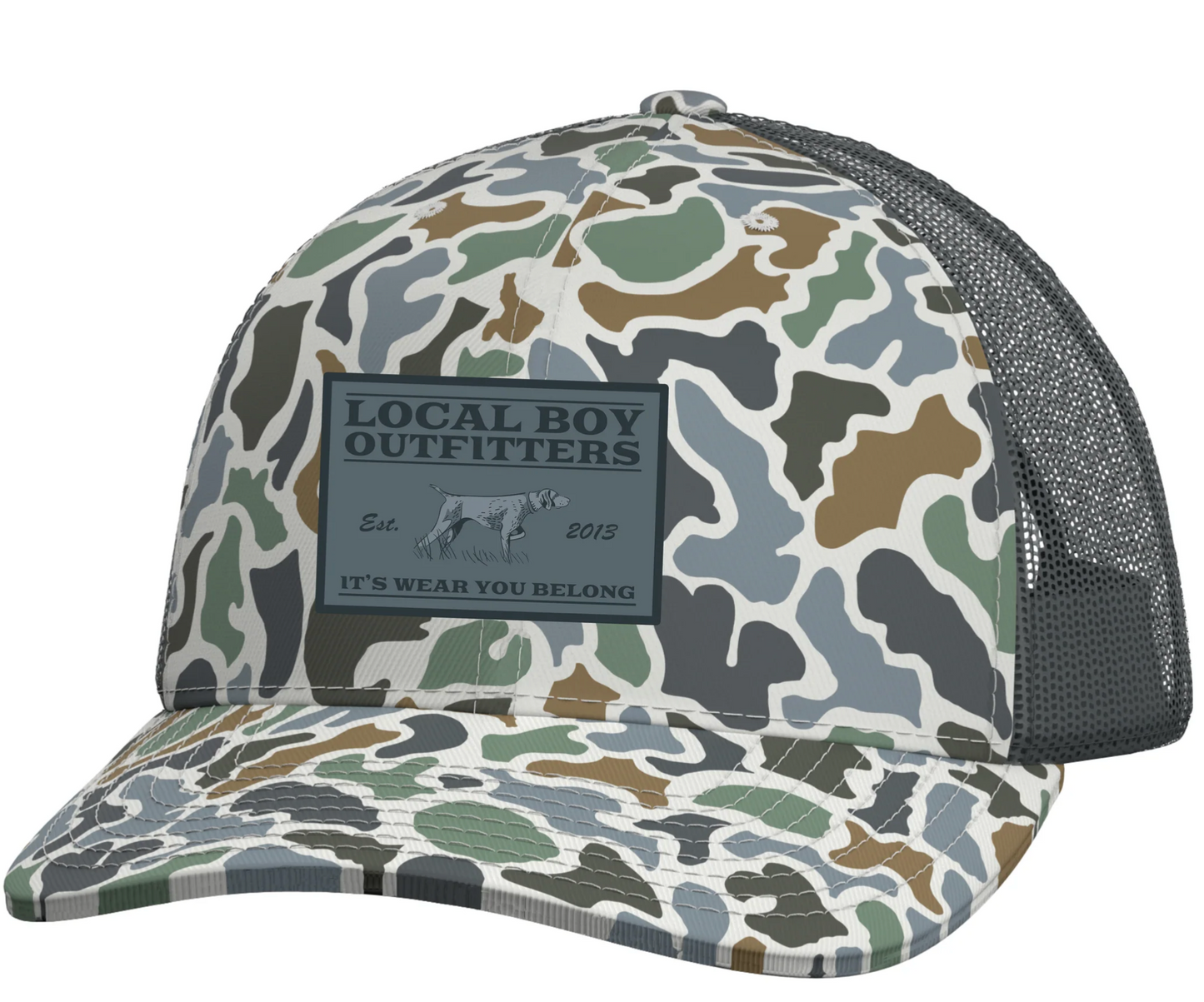 Local Boy Youth Bird Dog Badge Trucker Hat