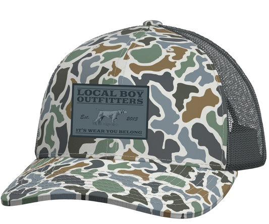 Local Boy Youth Bird Dog Badge Trucker Hat