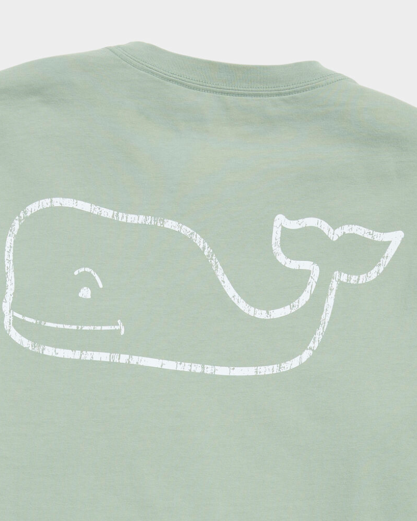 Vineyard Vines Vintage Whale Long-Sleeve Pocket Tee