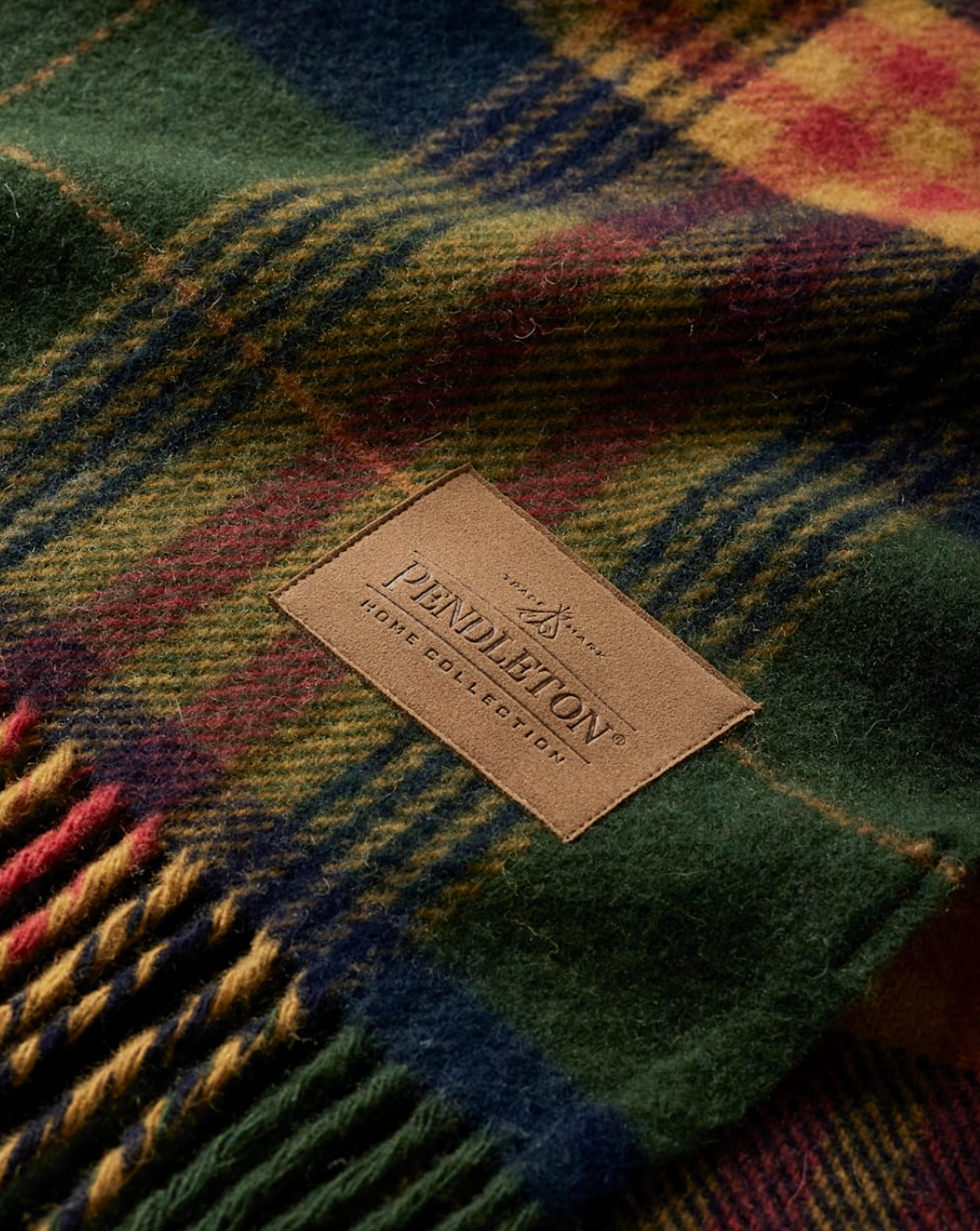 Pendleton Motor Robe with Leather Carrier