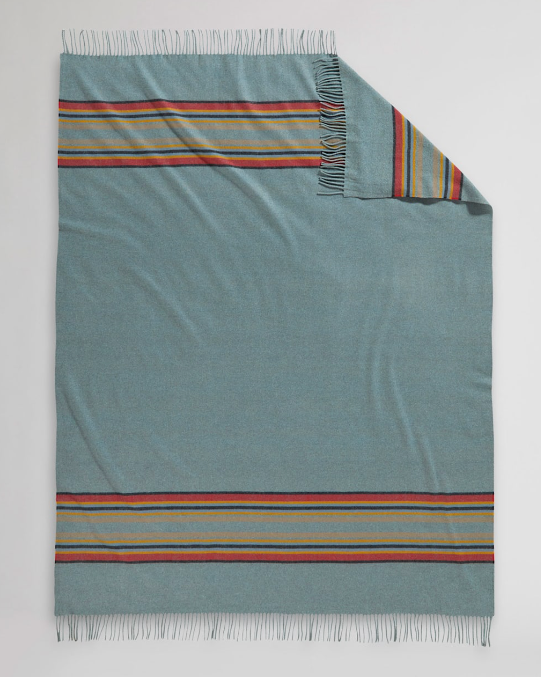 Pendleton Stripe 5th Ave Merino Wool Throw