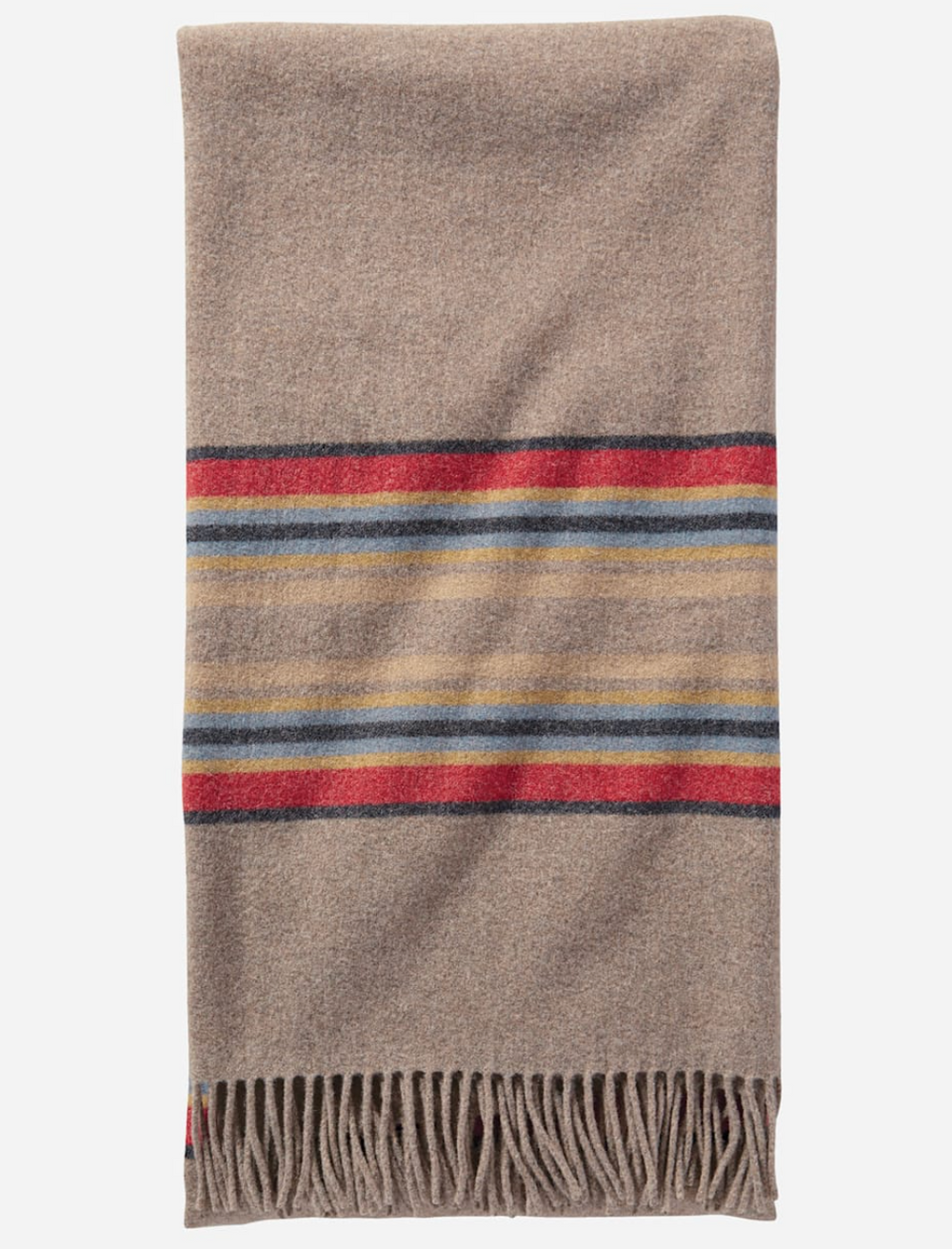 Pendleton Stripe 5th Ave Merino Wool Throw