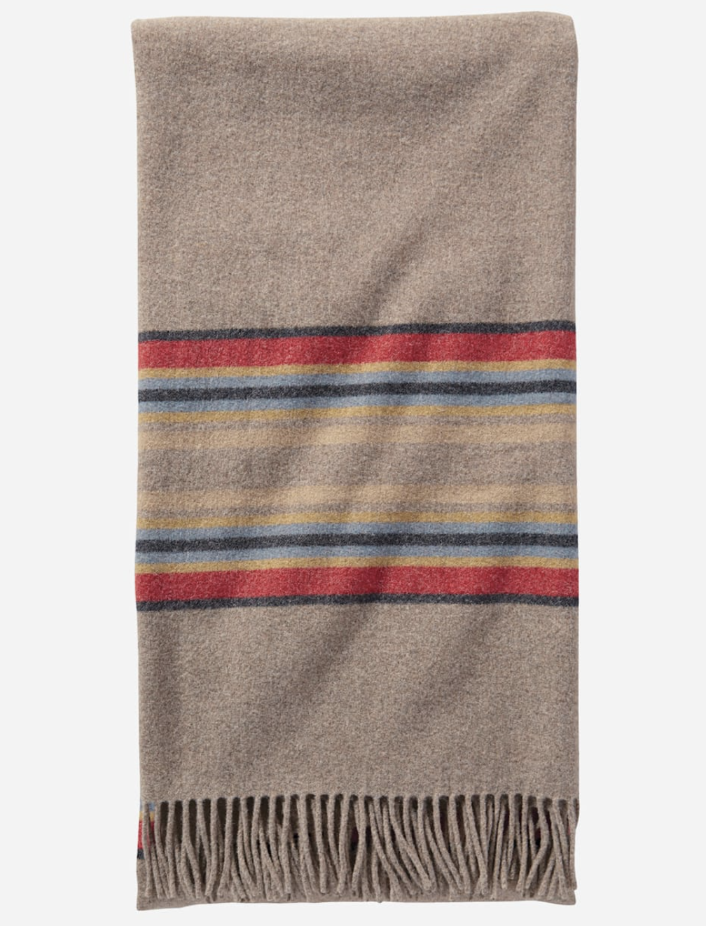 Pendleton Stripe 5th Ave Merino Wool Throw
