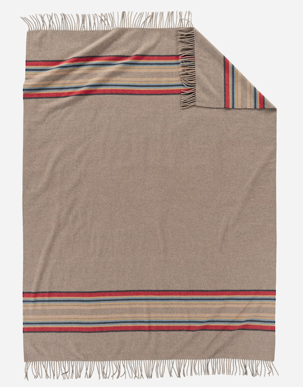 Pendleton Stripe 5th Ave Merino Wool Throw