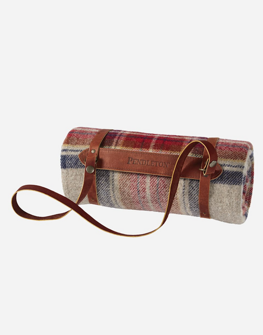 Pendleton Motor Robe with Leather Carrier