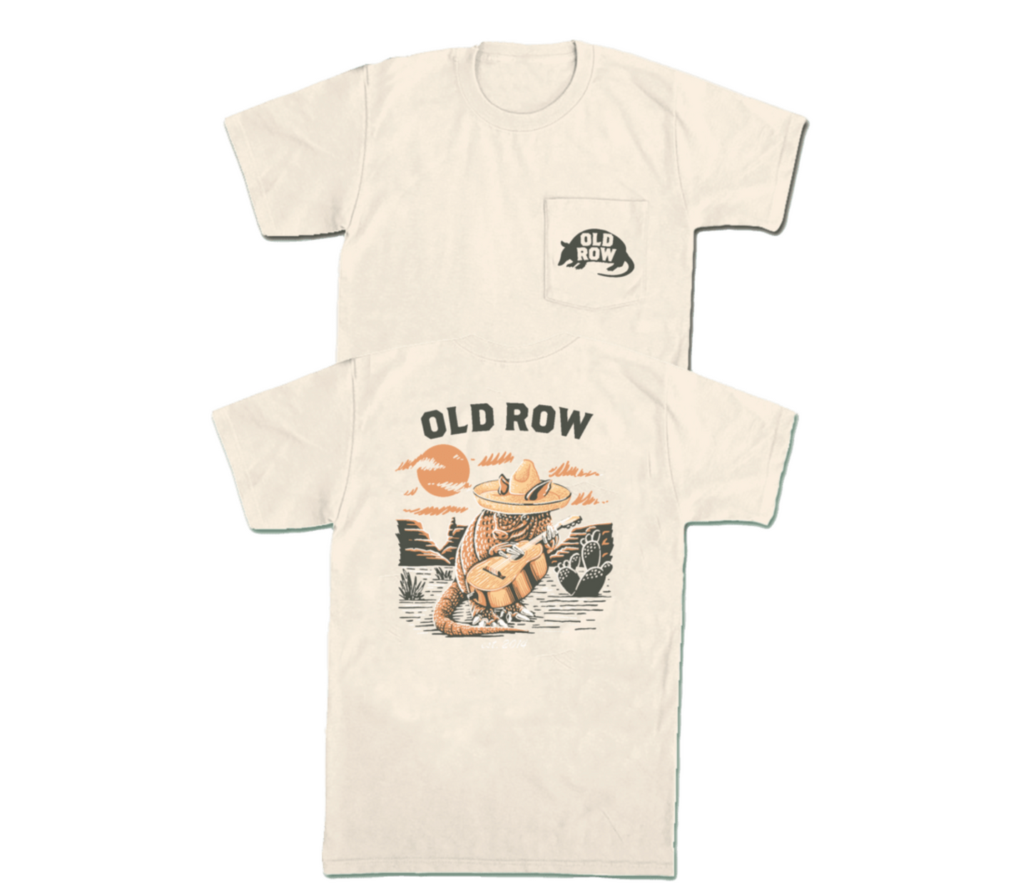 Old Row The Armadillo Guitar Tee