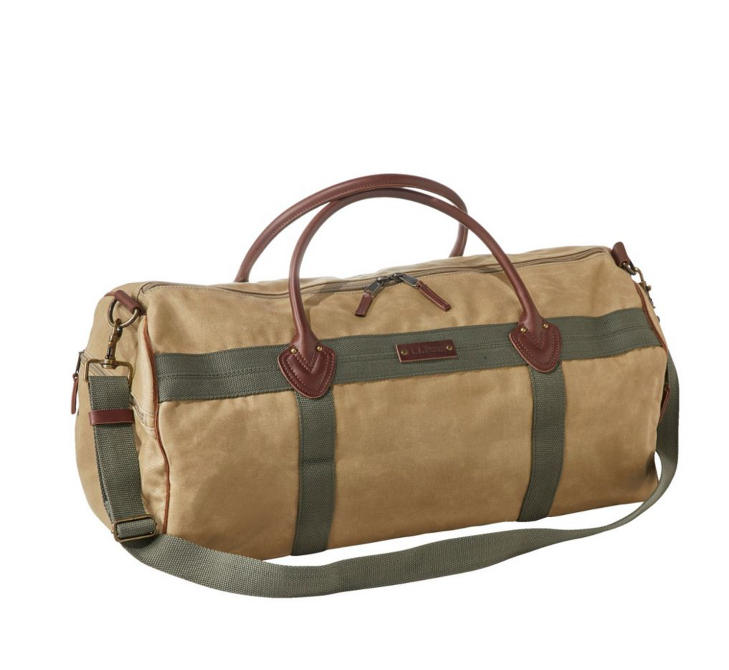 LL Bean Waxed Canvas Duffle Medium