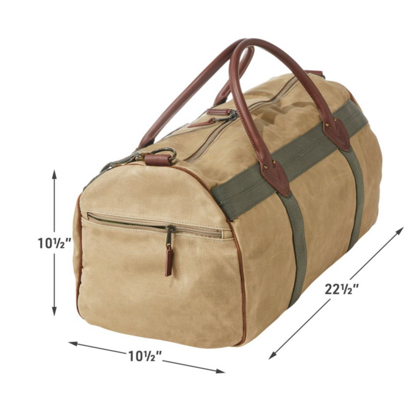 LL Bean Waxed Canvas Duffle Medium