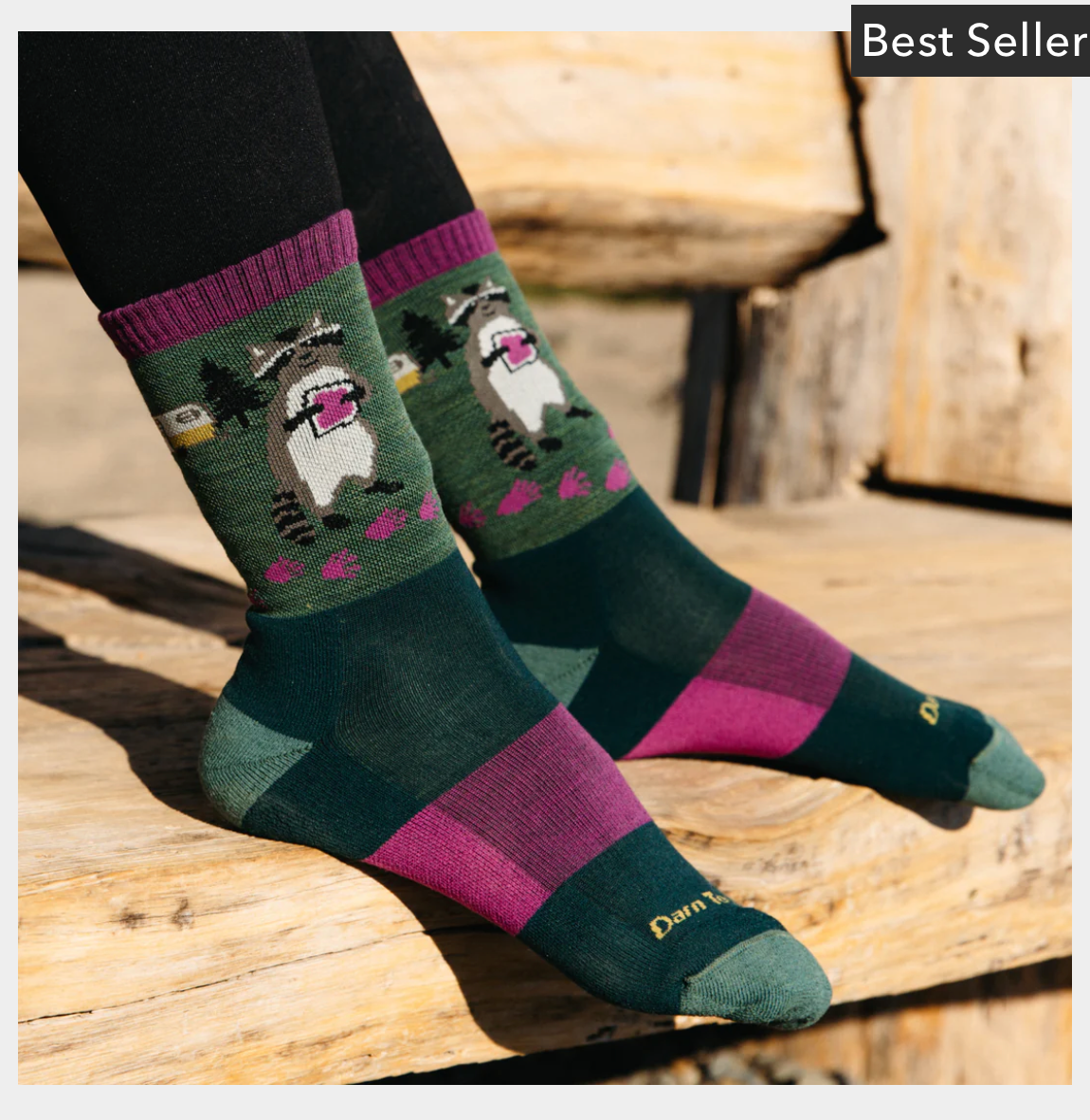 Darn Tough Women's Critter Club Micro Crew Lightweight Hiking Socks