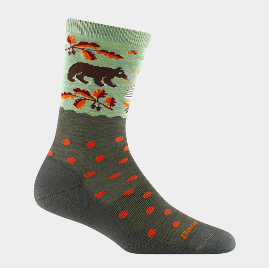 Darn tough Women's Wild Life Crew Lightweight Lifestyle Socks