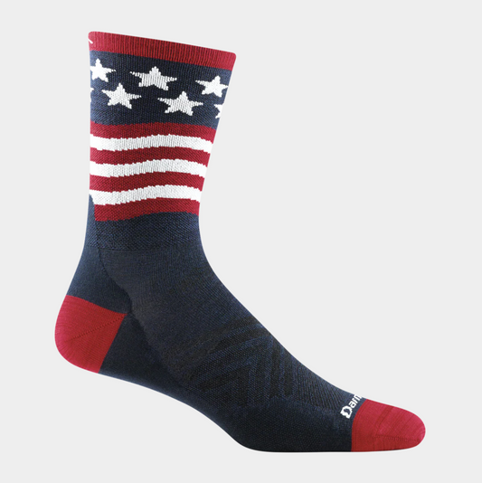 Darn Tough Men's Patriot Micro Crew Ultra-Lightweight Running Socks
