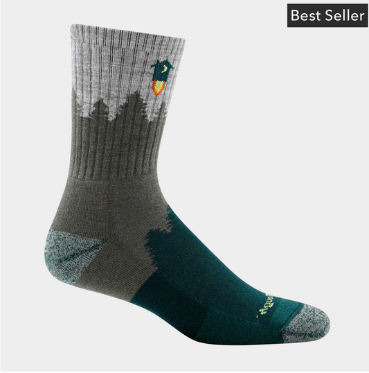 Darn Tough Men's Number 2 Micro Crew Midweight Hiking Socks