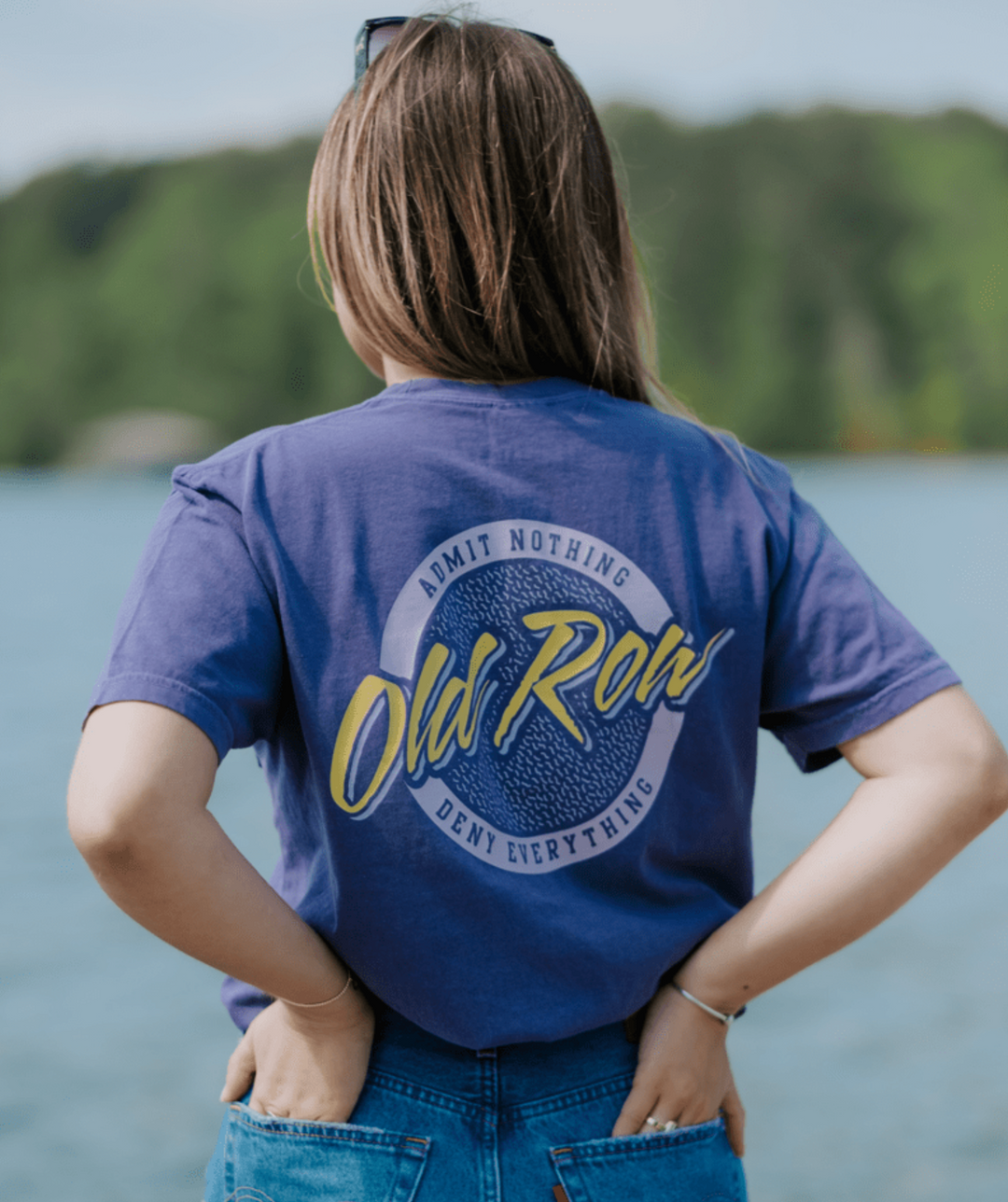 Old Row Circle Pocket Tee