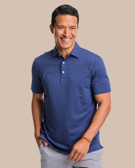 Southern Tide Breeze Performance Heather Polo